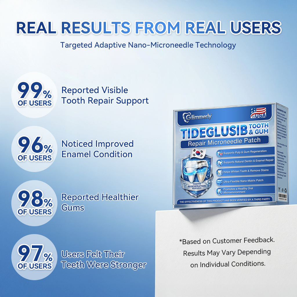 🦷𝐆𝐥𝐢𝐦𝐦𝐞𝐫𝐥𝐲®Parche de microagujas con Tideglusib para la reparación de dientes y encías  3.0