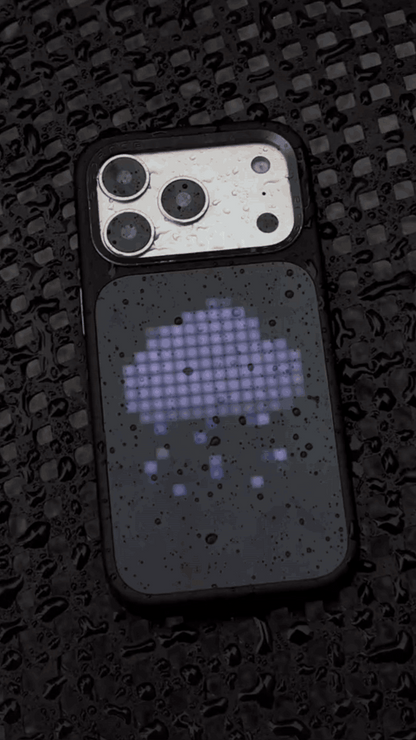 Pixel Display LED Phone Case – Custom Dynamic Pixel Art Cover with Music Sync