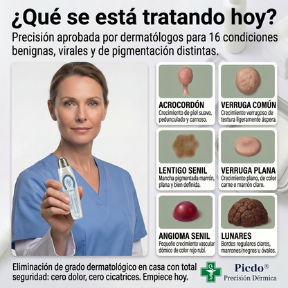 𝐏𝐢𝐜𝐝𝐨® 𝐁𝐨𝐫𝐫𝐚𝐝𝐨𝐫 𝐝𝐞 𝐕𝐞𝐫𝐫𝐮𝐠𝐚𝐬 𝐲 𝐌𝐚𝐧𝐜𝐡𝐚𝐬 𝐝𝐞 𝟕 𝐃í𝐚𝐬(Aplicador roll-on: sin dolor ni cicatrices)🐾