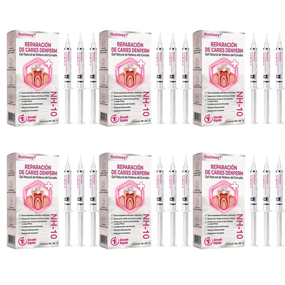 🌿Rolimey® DenPerm – Gel natural de relleno y reparación del esmalte dental para la restauración de caries 🧼