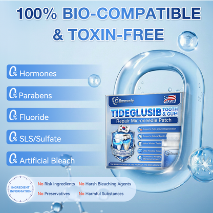 🦷𝐆𝐥𝐢𝐦𝐦𝐞𝐫𝐥𝐲®Parche de microagujas con Tideglusib para la reparación de dientes y encías  3.0