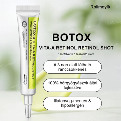 🌸Rolimey® Crema reafirmante antiarrugas con Botox y Vita-A Retinol Shot ⏰¡Último día! 70% de descuento💡