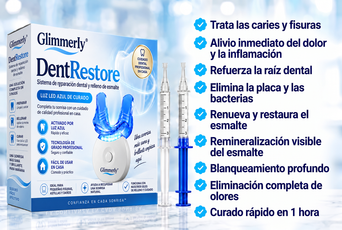 Glimmerly® Sistema DentRestore de reparación y relleno dental💥