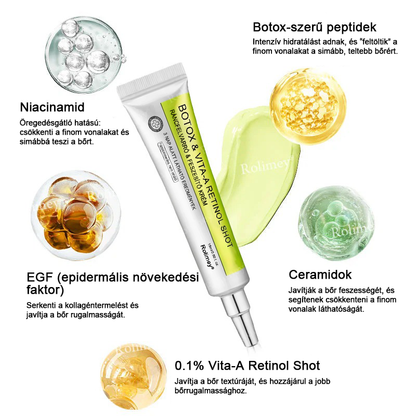 🌸Rolimey® Crema reafirmante antiarrugas con Botox y Vita-A Retinol Shot ⏰¡Último día! 70% de descuento💡