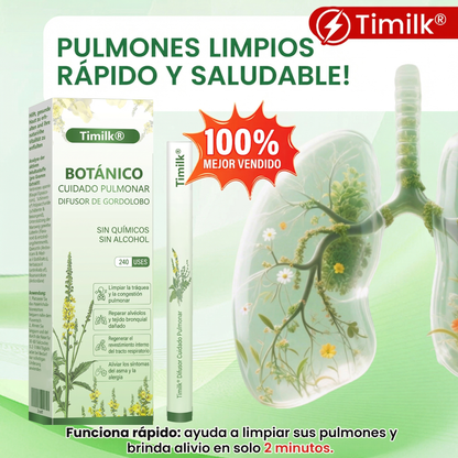👩‍💼 Difusor de cuidado pulmonar a base de hierbas Timilk® con verbasco (Mullein)