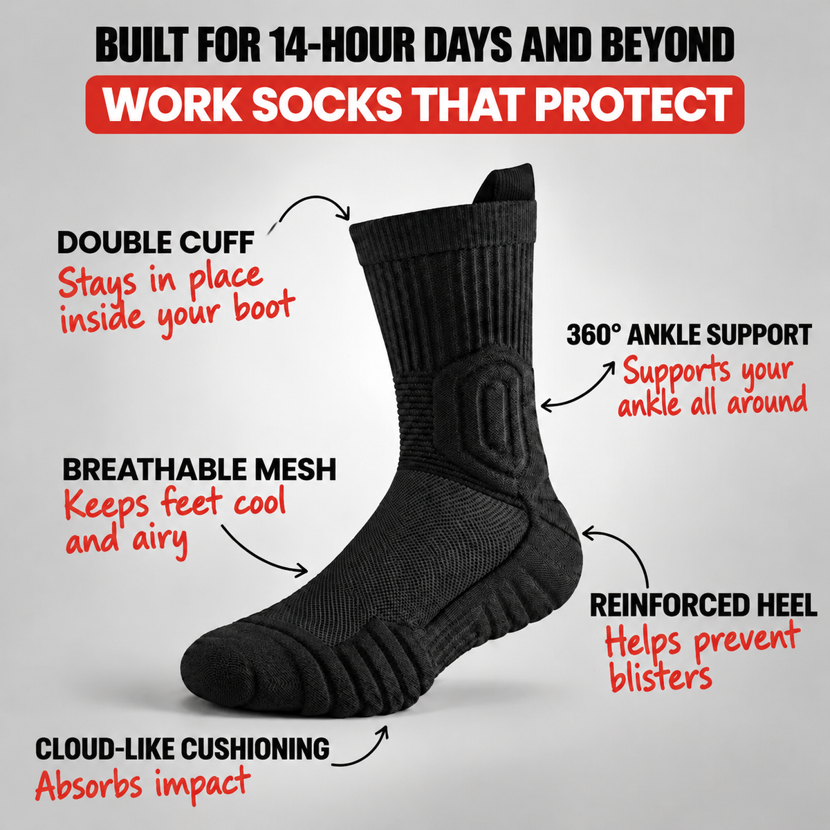 Rempart Protective Work Socks