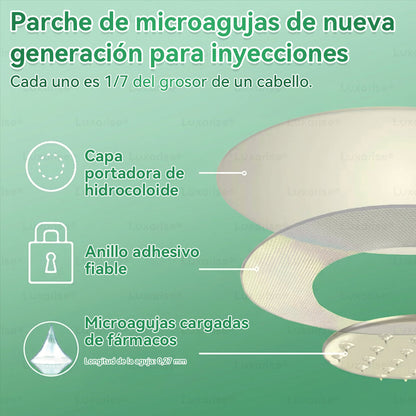 𝑳𝒖𝒙𝒂𝒓𝒊𝒔𝒆® 🥑 Moringa & Berberina 10 en 1 Parche Avanzado de Microagujas Nano (Uso diario, cambios visibles en 7 días) 👩‍⚕️ Obesidad, Diabetes, Apnea del Sueño y Problemas Articulares