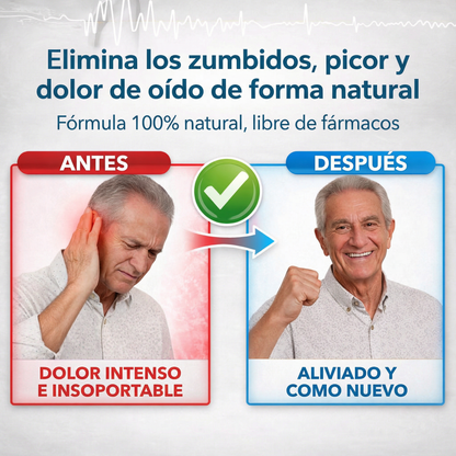 Zavrly Gotas para el tinnitus para unos oídos despejados y un confort absoluto – Obtenga un alivio instantáneo del tinnitus y las molestias auditivas🎶