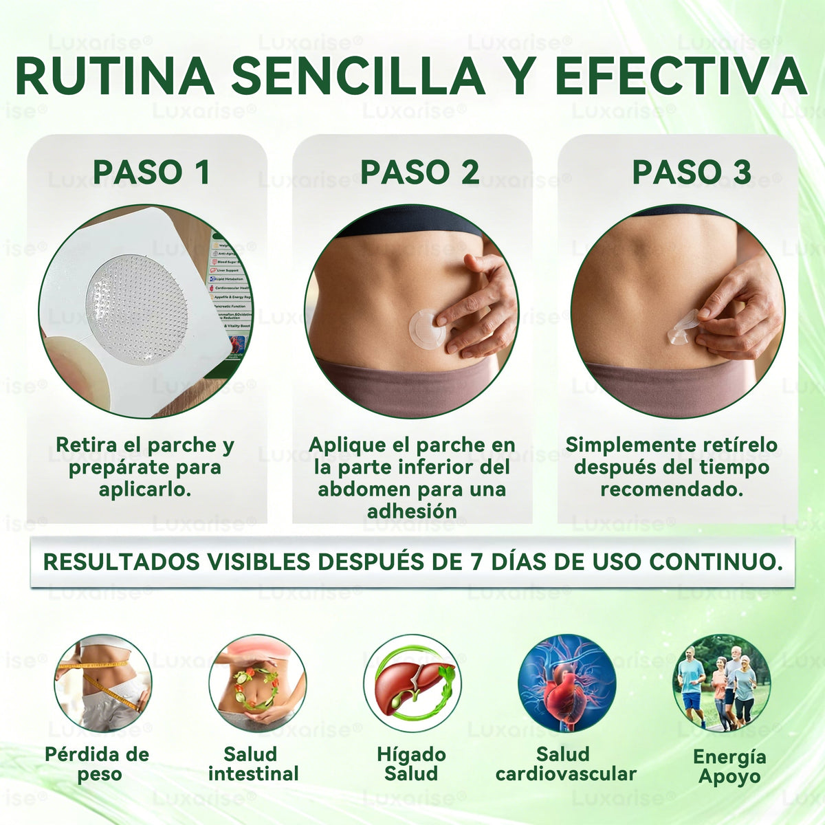 𝑳𝒖𝒙𝒂𝒓𝒊𝒔𝒆® 🥑 Moringa & Berberina 10 en 1 Parche Avanzado de Microagujas Nano (Uso diario, cambios visibles en 7 días) 👩‍⚕️ Obesidad, Diabetes, Apnea del Sueño y Problemas Articulares