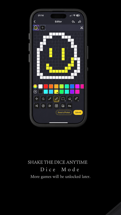 Pixel Display LED Phone Case – Custom Dynamic Pixel Art Cover with Music Sync