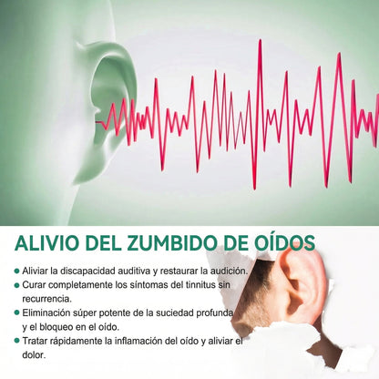 Zavrly Gotas para el tinnitus para unos oídos despejados y un confort absoluto – Obtenga un alivio instantáneo del tinnitus y las molestias auditivas🎶