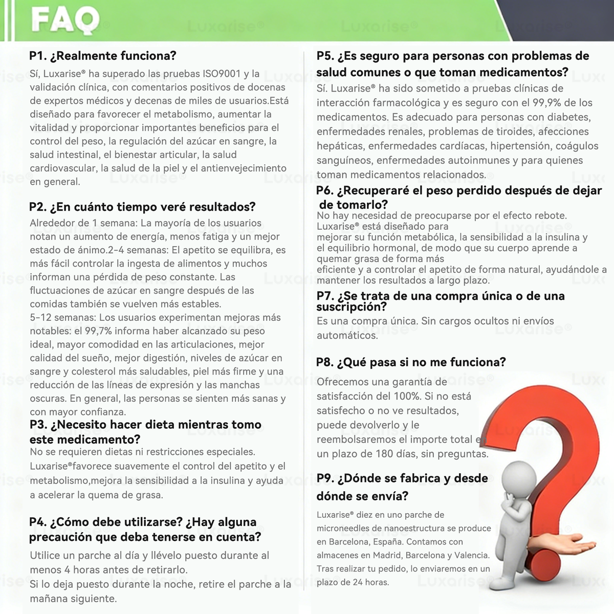 𝑳𝒖𝒙𝒂𝒓𝒊𝒔𝒆® 🥑 Moringa & Berberina 10 en 1 Parche Avanzado de Microagujas Nano (Uso diario, cambios visibles en 7 días) 👩‍⚕️ Obesidad, Diabetes, Apnea del Sueño y Problemas Articulares