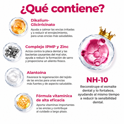 🌿Rolimey® DenPerm – Gel natural de relleno y reparación del esmalte dental para la restauración de caries 🧼