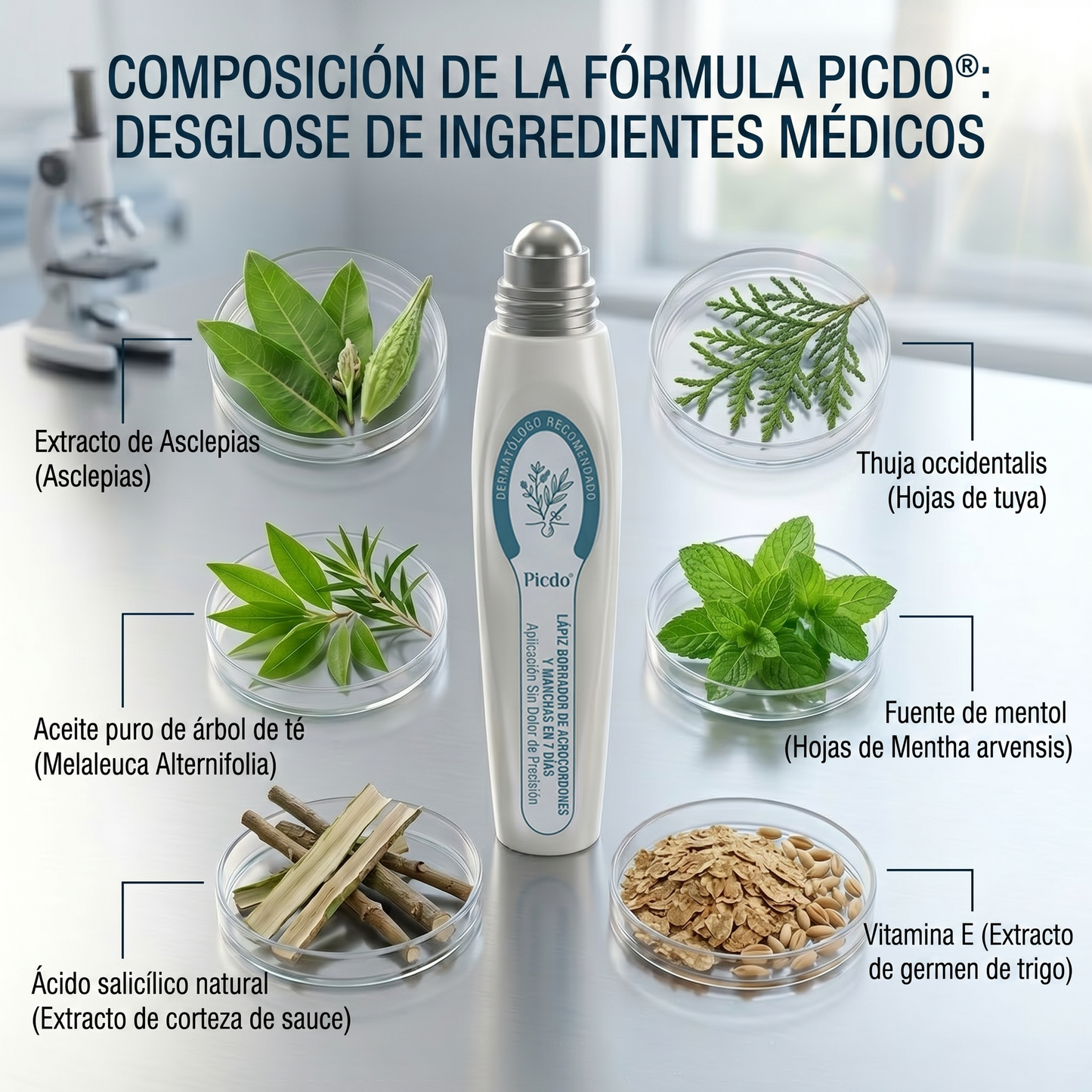 🍁𝐓𝐢𝐞𝐧𝐝𝐚 𝐨𝐟𝐢𝐜𝐢𝐚𝐥 𝐝𝐞 𝐥𝐚 𝐦𝐚𝐫𝐜𝐚  𝐏𝐢𝐜𝐝𝐨® 𝐁𝐨𝐫𝐫𝐚𝐝𝐨𝐫 𝐝𝐞 𝐕𝐞𝐫𝐫𝐮𝐠𝐚𝐬 𝐲 𝐌𝐚𝐧𝐜𝐡𝐚𝐬 𝐝𝐞 𝟕 𝐃í𝐚𝐬(Roll-on Cero Dolor, Cero Cicatrices) 🐾