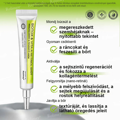 🌸Rolimey® Crema reafirmante antiarrugas con Botox y Vita-A Retinol Shot ⏰¡Último día! 70% de descuento💡