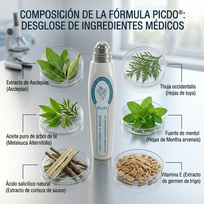 𝐏𝐢𝐜𝐝𝐨® 𝐁𝐨𝐫𝐫𝐚𝐝𝐨𝐫 𝐝𝐞 𝐕𝐞𝐫𝐫𝐮𝐠𝐚𝐬 𝐲 𝐌𝐚𝐧𝐜𝐡𝐚𝐬 𝐝𝐞 𝟕 𝐃í𝐚𝐬(Aplicador roll-on: sin dolor ni cicatrices)🐾